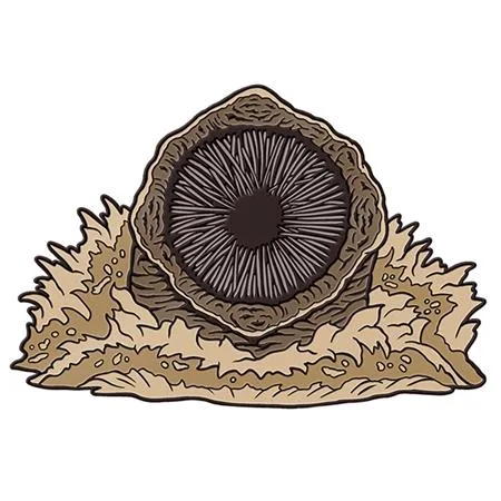 DUNE 3 SAND WORM ENAMEL PIN BADGE #1