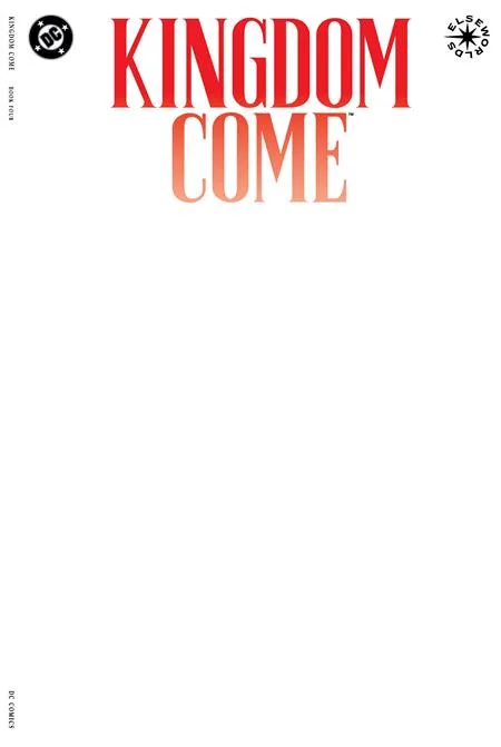 KINGDOM COME #4 FACSIMILE EDITION CVR B BLANK CARD STOCK VAR #1