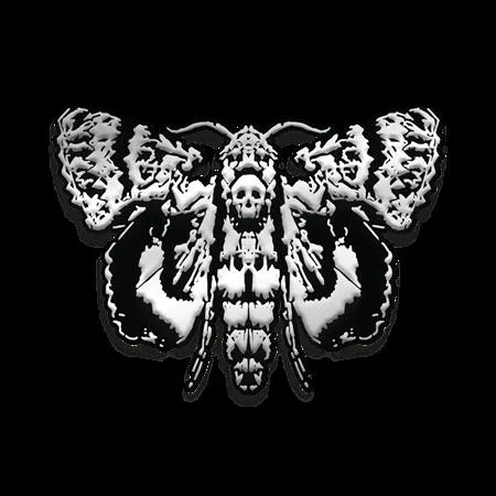 LIFE IS STRANGE DEATHS HEAD MOTH ENAMEL PIN BADGE #1