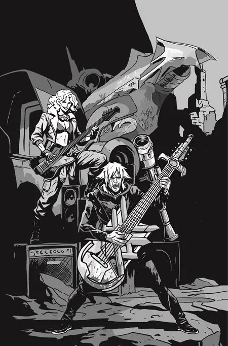 LOST FANTASY #14 CVR D EMMANUEL GERVASONI CARDSTOCK CONCERT B&W VAR #14