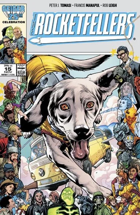 ROCKETFELLERS #15 CVR B BRYAN HITCH & BRAD ANDERSON GEIGER #25 ANNIVERSARY VAR #15