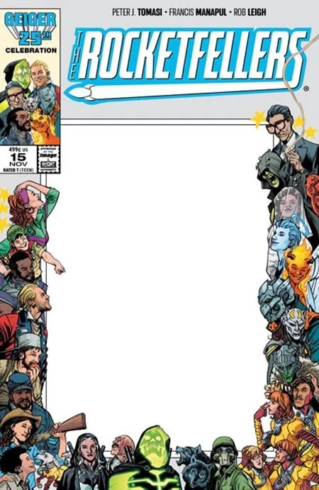 ROCKETFELLERS #15 CVR D BLANK SKETCH VAR #15