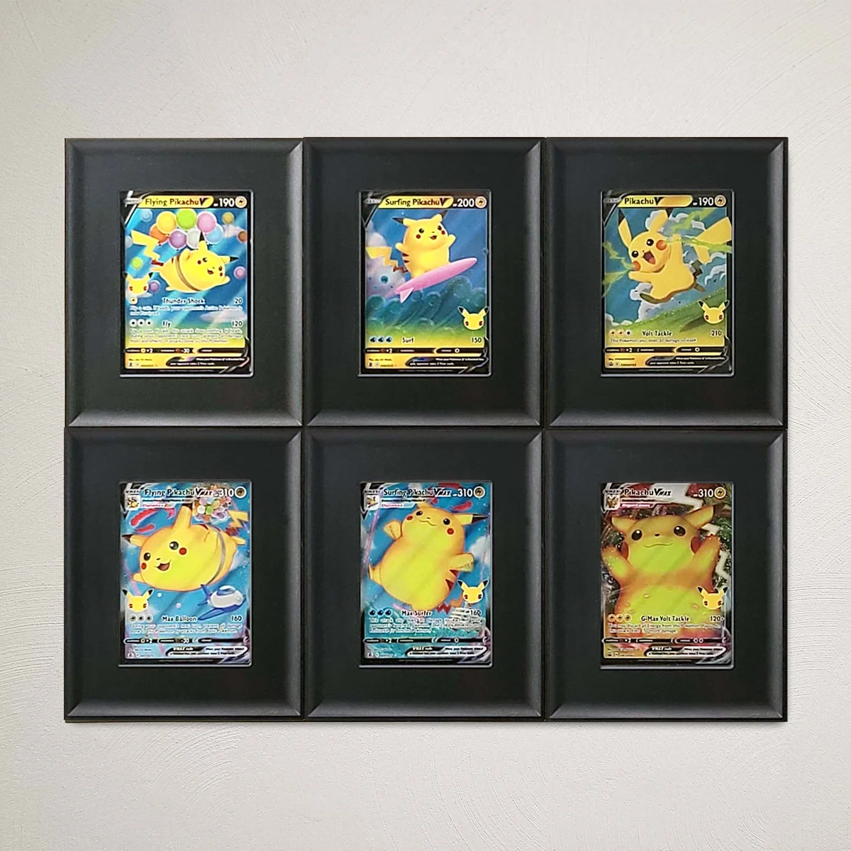 Interlocking Card Frames - Black - 6 CT. pack